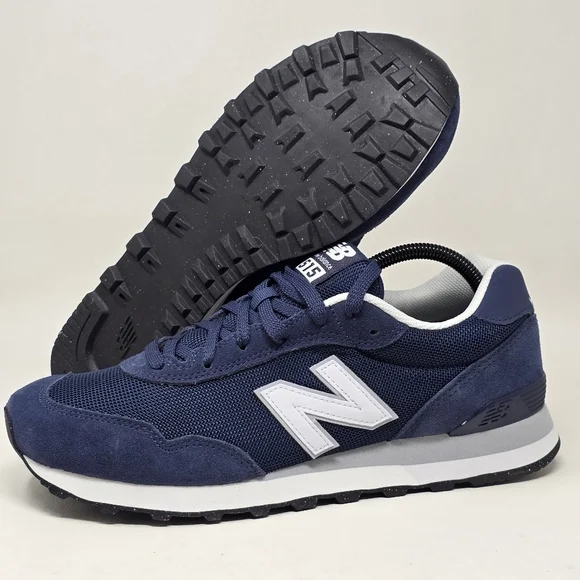 NEW BALANCE 515 Classic Sneakers Men's Size 8.5 Navy White ML515NVY New